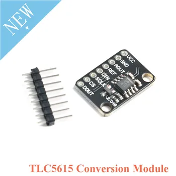 Модуль преобразования TLC5615 Цифро-аналоговый 10-разрядный Модуль последовательного ЦАП-преобразователя CJMCU-5615 для промышленного управления