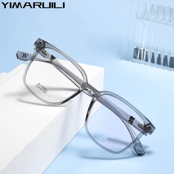 YIMARUILI/ Новые Ультралегкие Модные Высококачественные Очки TR90 в Квадратной Прозрачной Оптической Оправе по рецепту для Мужчин и женщин