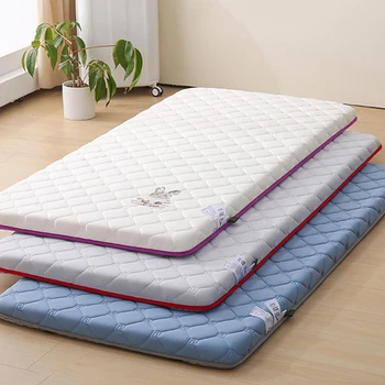 Латексный матрас-подушка для дома, утолщенный коврик татами, матрас, спальный коврик для студенческого общежития, коврик для проката с одной губкой