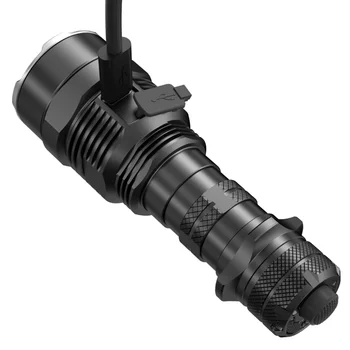 NITECORE TM9K TAC Ультракомпактный тактический фонарь с максимальной мощностью 9800 люмен, Встроенный литий-ионный аккумулятор емкостью 5000 мА, Перезаряжаемый светодиодный фонарь Troch Изображение 2