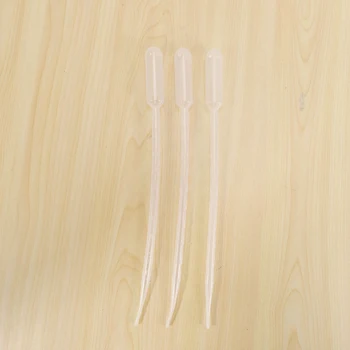 500 Штук Прозрачных Пластиковых Пипеток для переноса объемом 10 мл, Пастеровские Пипетки-Капельницы Изображение 2