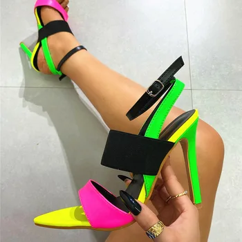 Большие Размеры 41, 42, Роскошные женские босоножки на каблуке 2023, Женская роскошная дизайнерская брендовая модная женская обувь, женская обувь, Бесплатная доставка