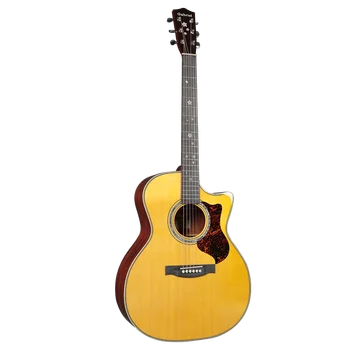 Китай производитель гитары по оптовой цене 41 дюймовая еловая акустическая гитара для певицы в стиле finger Изображение 2