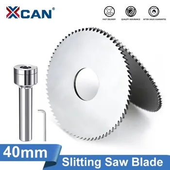 XCAN Пильный диск 40 мм для продольной резки HSS Стальной Дисковый отрезной диск для станка для резки металла, стали, ПВХ