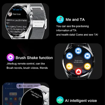 Смарт-часы Для Samsung Galaxy A03 Core OPPO K10x ZTE Blade V41 Vita Samsung Galaxy Мужские Женские 1,5-дюймовый HD-экран NFC Smartwatch Изображение 2