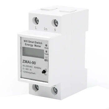 Tuya WIFI Smart Switch Счетчик энергии Телефон Smart Remote Meter Переключатель таймера Мощности Ваттметр Монитор напряжения тока
