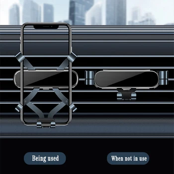 Автомобильный Держатель телефона Для Mazda CX-5 2015-2022 CX8 2019-2022 Гравитационный Навигационный Кронштейн GPS Подставка Зажим Для выпуска Воздуха Поворотная Опора Изображение 2