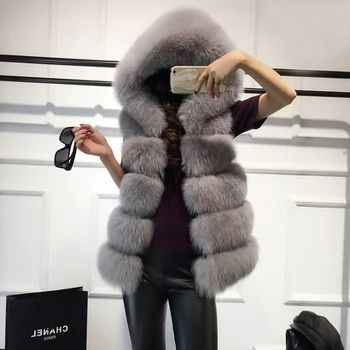 Женское пальто 2023, модное осенне-зимнее длинное пальто из искусственного меха, куртка для женщин