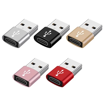 Разъем USB Type A для подключения к USB 3.1 Type C Разъем-розетка Конвертер Адаптер Type-c Стандартная зарядка по USB Передача данных