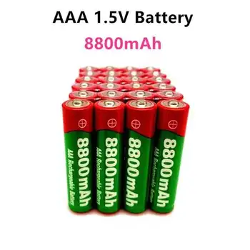 2022 Новая 1,5 В AAA аккумуляторная батарея 8800 мАч AAA 1,5 В Новая Щелочная аккумуляторная батарея для светодиодной игрушки mp3wait + Бесплатная доставка Изображение 2