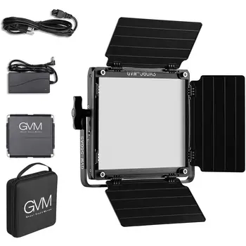 GVM 560AS Двухцветное светодиодное фотографическое освещение Видео Студийный свет Приложение Дистанционный Цифровой Регулируемый Комплект светодиодных ламп 560 Изображение 2