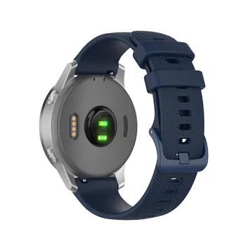 Силиконовый Оригинальный ремешок 20-22 мм для Samsung Galaxy Watch Active 2 40/44 мм/3,41 мм, браслет для смарт-часов Huawei GT 2 42 мм Изображение 2