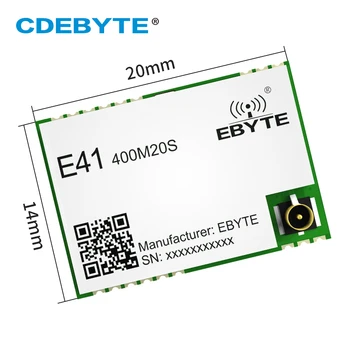 CDEBYTE E41-400M20S A7139 433 МГц 20 дбм 2 км SPI SMD модуль беспроводной передачи данных Изображение 2