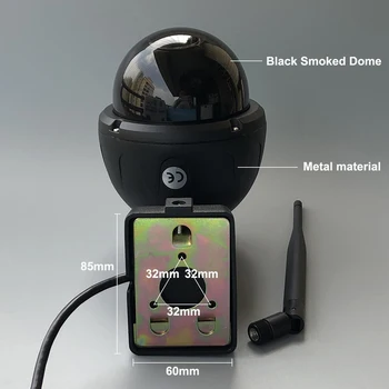 8MP 4K HD IP-камера Купольная С Автоматическим Отслеживанием Обнаружения Человека Умный Дом Наружная Беспроводная WiFi Аудио Камера Видеонаблюдения Безопасности Изображение 2