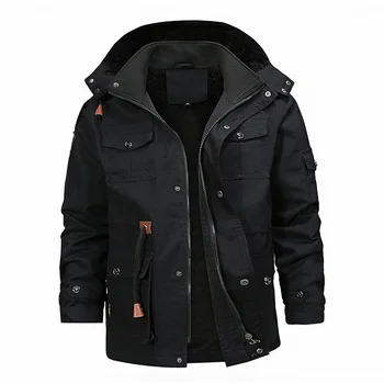 Мужская куртка, пальто, Модный тренч, зимняя повседневная толстая верхняя одежда, пальто, черная мужская ветровка, прямая поставка