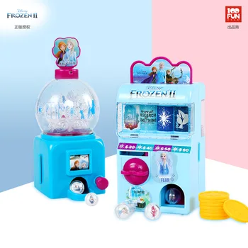 Disney FROZEN II, Эльза Анна, принцесса, торговый автомат для девочек, модные игрушки, детская машина для моделирования красоты, конфетная машина для детского подарка Изображение 2