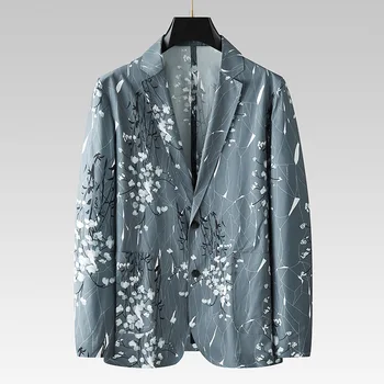 5820-2023 Высококачественный деловой костюм для отдыха мужская куртка тонкий маленький костюм four seasons профессиональные костюмы