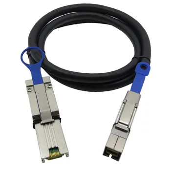 SFF 8088 Внешний кабель Mini SAS для передачи данных Mini SAS Высокой плотности HD SFF 8644 1М 2М Изображение 2