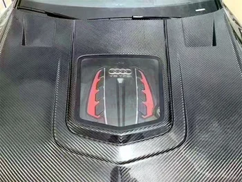 Прозрачный Передний Бампер Из Настоящего Углеродного Волокна, Капот Двигателя, Вентиляционная Крышка Для Audi A6 S6 Sline RS6 C7 C7.5 Седан 2012-2018 Изображение 2