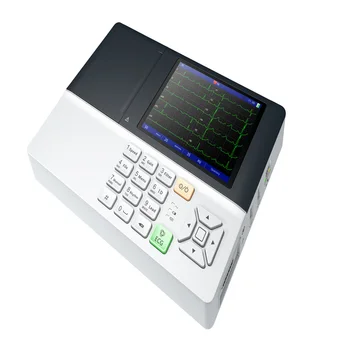 3-канальный портативный 5-дюймовый ЖК-ЭКГ-аппарат iMAC300 с анализатором