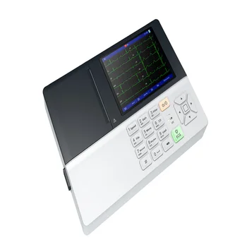3-канальный портативный 5-дюймовый ЖК-ЭКГ-аппарат iMAC300 с анализатором Изображение 2