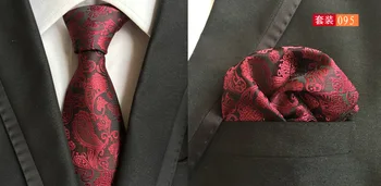 gravatas de seda роскошный галстук мужской шелковый галстук свадебный полосатый галстук 8 см синего жаккардового переплетения в горошек галстуки Изображение 2