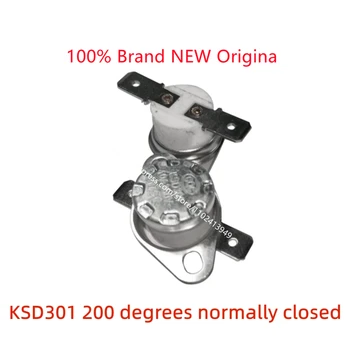 KSD301 электромагнитная/микроволновая печь нормально закрытый переключатель контроля температуры высокотемпературная керамика 200 градусов 10A/250V