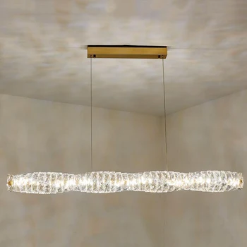 Jmmxiuz Современный минималистичный 2022 новый золотой хромированный светильник роскошная хрустальная лампа гостиная лампа для спальни барная стойка хрустальная люстра
