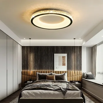 AiPaiTe современные светильники, роскошный светодиодный круглый потолочный светильник, железный потолочный подвесной светильник для главной спальни, гостиной.