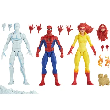3 шт. Marvel Legends Человек-паук Iceman Firestar Человек-паук и Его удивительные друзья 6 