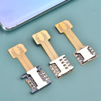 1 шт. Новый адаптер для карт Универсальный TF Гибридный слот для SIM-карты Адаптер для двух SIM-карт Micro Extender Nano Card Adapter Изображение 2