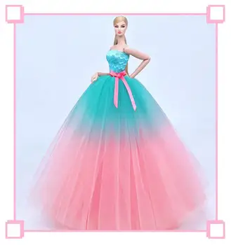 для фиолетового свадебного платья barbie