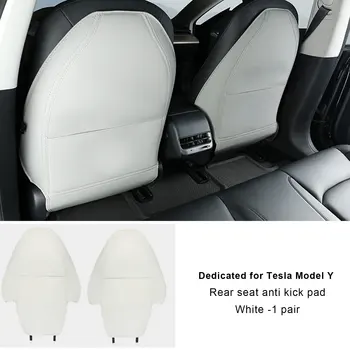 Для Tesla Модель 3 модель Y Защита спинки сиденья Автомобиля От ударов, Защита салона От детей, Защита от Грязной Кожи, Аксессуары для укладки, украшения Изображение 2