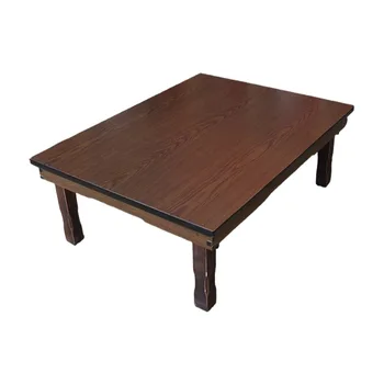 80x60 см, Антикварный корейский кофейный Чайный столик, Складная ножка, Мебель для гостиной в азиатском стиле, Традиционный Деревянный обеденный стол на полу