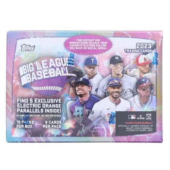 2023 Topps Big League Baseball Hobby Box Лимитированная коллекционная карточка с подписью