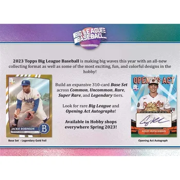 2023 Topps Big League Baseball Hobby Box Лимитированная коллекционная карточка с подписью Изображение 2