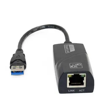 Внешний бесплатный накопитель USB 3.0 LAN USB to RJ45 NIC RTL8153 Обновление чипа скорость сетевого подключения Сетевая карта