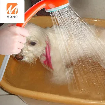 Инструмент для купания домашних животных портативный мини насосопрыскиватель ручной душ для собак и кошек с перезаряжаемой батареей Изображение 2