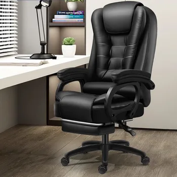 Офисное кресло с черной подушкой на спинке, Удобные ретро-игровые стулья для гостиной, Мобильные комплекты садовой мебели Cadeira Ergonomica для спальни