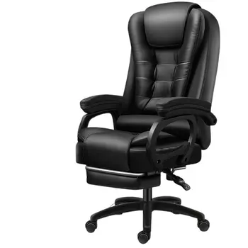Офисное кресло с черной подушкой на спинке, Удобные ретро-игровые стулья для гостиной, Мобильные комплекты садовой мебели Cadeira Ergonomica для спальни Изображение 2