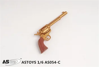Пистолет ASTOYS 1/6 Soldier AS054 Colt с длинной трубкой, трехцветная модель западного ковбойского револьвера в наличии Изображение 2