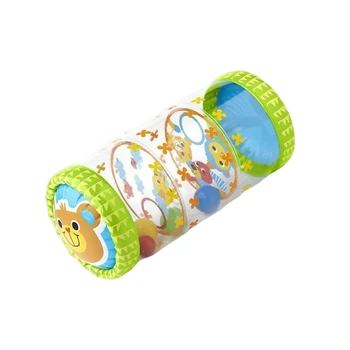 Надувной детский каток для ползания с погремушкой, ранняя развивающая игрушка для младенцев, игры для начинающих, практика в помещении