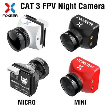 Foxeer Cat 3 Микро Мини FPV Камера 1200TVL 0.00001Люкс FPV Ночная камера Для Радиоуправляемого гоночного дрона