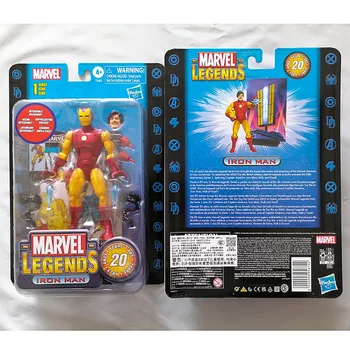 Marvel Legends 20th Anniversar Retro Comics Edition Фигурка С Подвижными Суставами Железный Человек Капитан Америка Коллекция игрушек Изображение 2
