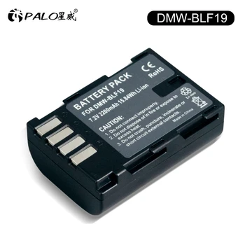 2200 мАч DMW-BLF19E DMW-BLF19 Батарея для камеры DMW BLF19 BLF19 BLF19E + ЖК-дисплей с двумя USB-зарядными устройствами для Panasonic Lumix GH3 GH4 GH5 G9 Изображение 2