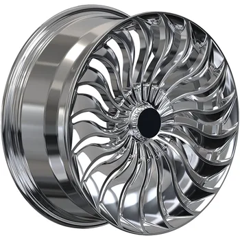 Фирменное высококачественное 18 19 20 21 22 24 дюймовое алюминиевое полировальное моноблочное колесо 6061-T6