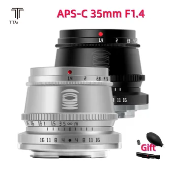 TTArtisan 35 мм F1.4 APS-C Prime Объектив для Sony E Mount Fujifilm XF Canon M Leica L Nikon Z Panasonic Olympus M43 Объектив камеры