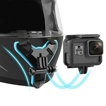 Держатель для подбородка мотоциклетного шлема для GoPro Hero 5/6/7 8 9 10, держатель для спортивной экшн-камеры, аксессуар для мотоциклетной камеры