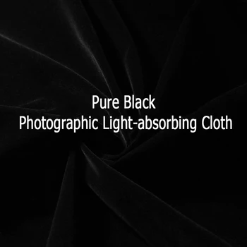 Фоновые изображения из черной флокированной ткани, непрозрачная ткань для экрана, блокирующая светопоглощающий продукт фотостудии, портретная съемка