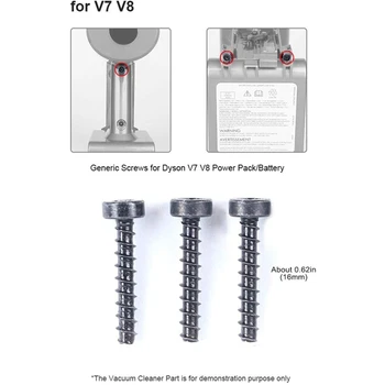 Набор из 18 Винтов Для Беспроводного Пылесоса Dyson V6 V7 V8 V10 V11 Блок Питания/Аккумулятор Изображение 2